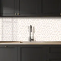 Beige - Geometrie - Patronen - Abstract keuken achterwand 2 middel 871 -sfeer1