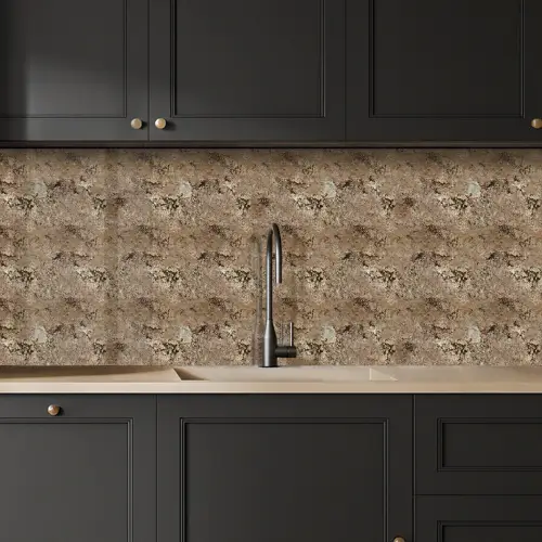 Beige - Graniet - Ruw keuken achterwand 2 middel 871 -sfeer1