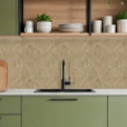 Beige - Marmer - Witte aders keuken achterwand 2 middel 871 -sfeer3