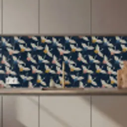 Vogels - Nacht - Japan - Patronen keuken achterwand 2 middel 871 zz_3dshopping