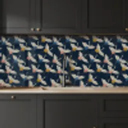 Vogels - Nacht - Japan - Patronen keuken achterwand 2 middel 871 -sfeer1
