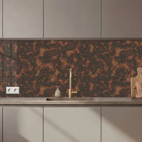Zwart - Vlekken - Roest - Bruin keuken achterwand 2 middel 871 zz_3dshopping