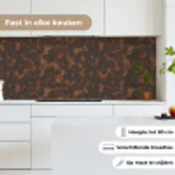 Zwart - Vlekken - Roest - Bruin keuken achterwand 2 middel 871 -sfeer4_NL