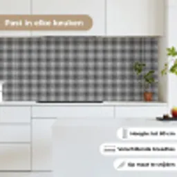 Zwart - Wit - Design - Geometrie - Patroon keuken achterwand 2 middel 871 -sfeer4_NL