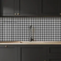 Zwart - Wit - Design - Geometrie - Patroon keuken achterwand 2 middel 871 -sfeer1