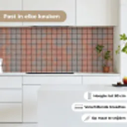Blauw - Bruin - Vlekken - Vierkant keuken achterwand 2 middel 871 -sfeer4_NL