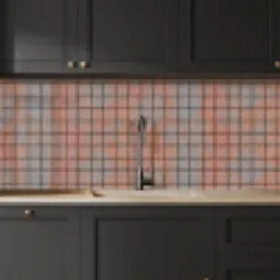 Blauw - Bruin - Vlekken - Vierkant keuken achterwand 2 middel 871 -sfeer1