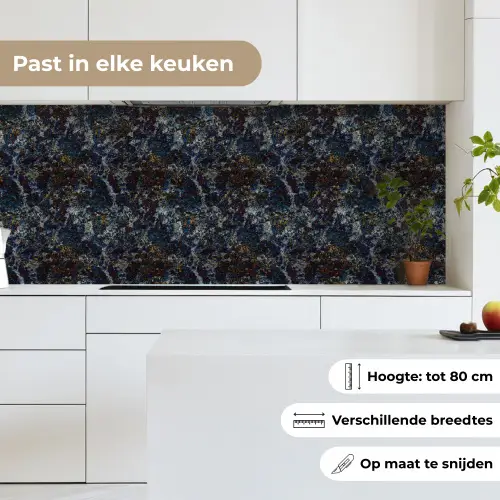 Blauw - Graniet - Donker keuken achterwand 2 middel 871 -sfeer4_NL