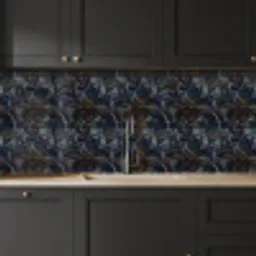 Blauw - Graniet - Donker keuken achterwand 2 middel 871 -sfeer1