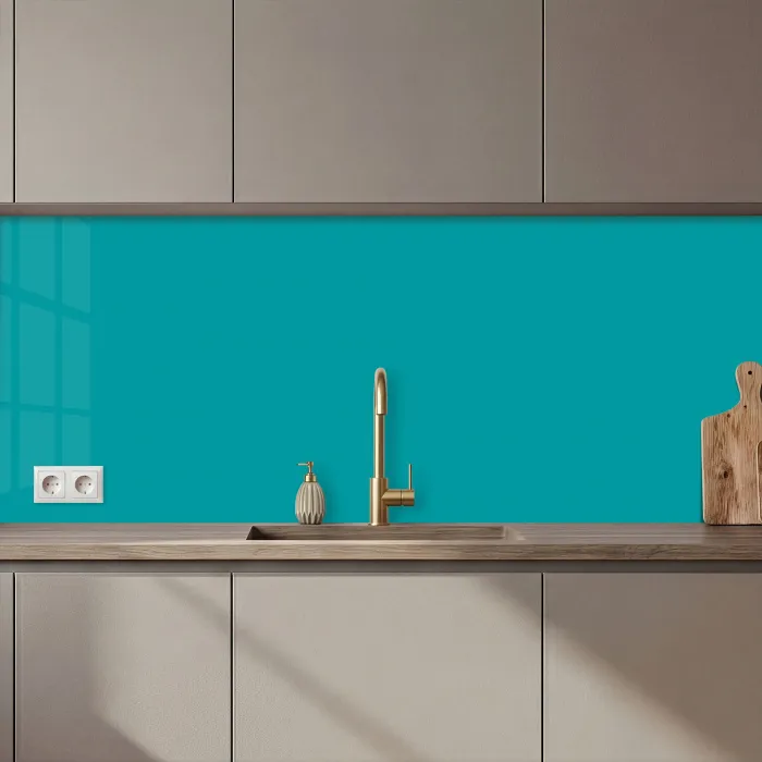 Blauw - Effen kleur keuken achterwand 2 middel 871 zz_3dshopping