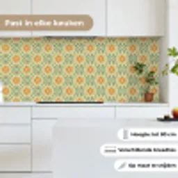 Boho - Patronen - Mandala - Bloemen keuken achterwand 2 middel 871 -sfeer4_NL