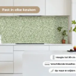 Botanisch - Takken - Groen keuken achterwand 2 middel 871 -sfeer4_NL