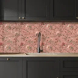 Botanisch - Bloemen - Roze keuken achterwand 2 middel 871 -sfeer1