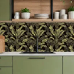 Botanisch - Bladeren - Groen keuken achterwand 2 middel 871 -sfeer3