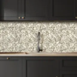 Takken - Botanisch - Taupe keuken achterwand 2 middel 871 -sfeer1