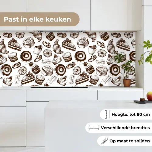 Brood - Patisserie - Vintage - Design keuken achterwand 2 middel 871 -sfeer4_NL