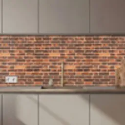 Bakstenen - Oud - Muur - Verkleuring keuken achterwand 2 middel 871 zz_3dshopping