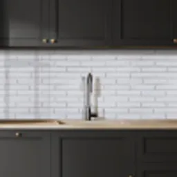 Bakstenen - Geverfd - Wit - Minimalistisch keuken achterwand 2 middel 871 -sfeer1