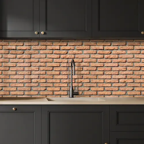 Bakstenen - Rechthoekig - Rood - Muur keuken achterwand 2 middel 871 -sfeer1