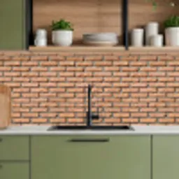Bakstenen - Rechthoekig - Rood - Muur keuken achterwand 2 middel 871 -sfeer3