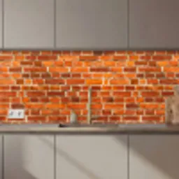 Bakstenen - Muur - Rood keuken achterwand 2 middel 871 zz_3dshopping