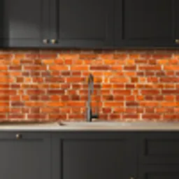 Bakstenen - Muur - Rood keuken achterwand 2 middel 871 -sfeer1