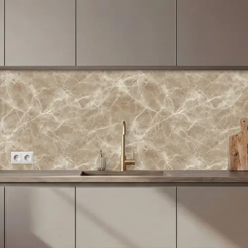 Bruin - Kristaladers - Marmer keuken achterwand 2 middel 871 zz_3dshopping
