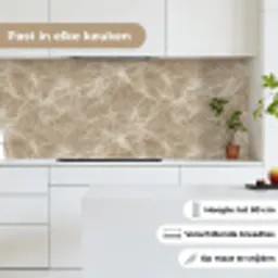 Bruin - Kristaladers - Marmer keuken achterwand 2 middel 871 -sfeer4_NL