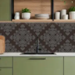 Bruin - Grijs - Sierlijk - Patroon keuken achterwand 2 middel 871 -sfeer3