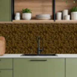 Bruin - Vlekken - Graniet keuken achterwand 2 middel 871 -sfeer3