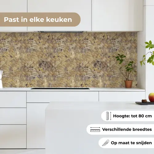 Bruin - Wit - Vlekken - Graniet keuken achterwand 2 middel 871 -sfeer4_NL