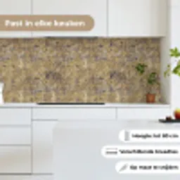 Bruin - Wit - Vlekken - Graniet keuken achterwand 2 middel 871 -sfeer4_NL