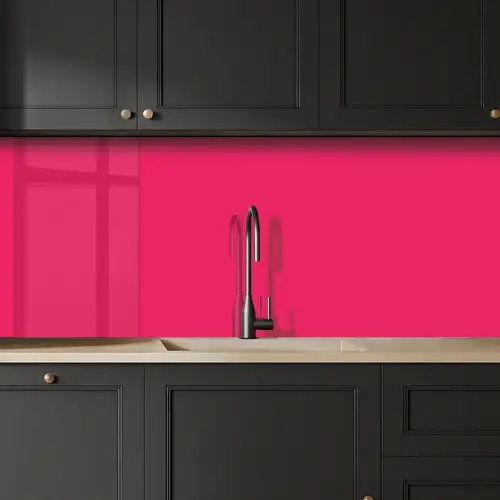Karmijn - Kleuren - Palet - Roze keuken achterwand 2 middel 871 -sfeer1