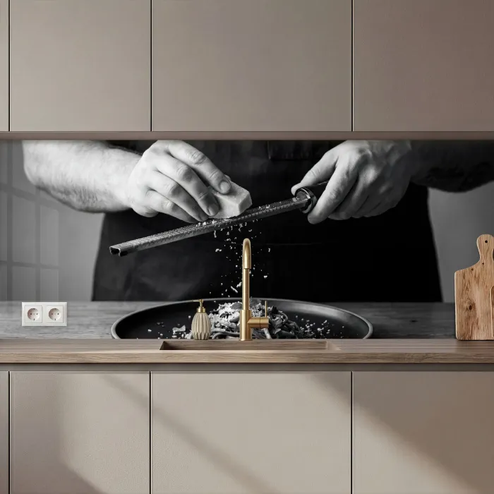 Kaas - Pasta - Rasp keuken achterwand 2 middel zz_3dshopping