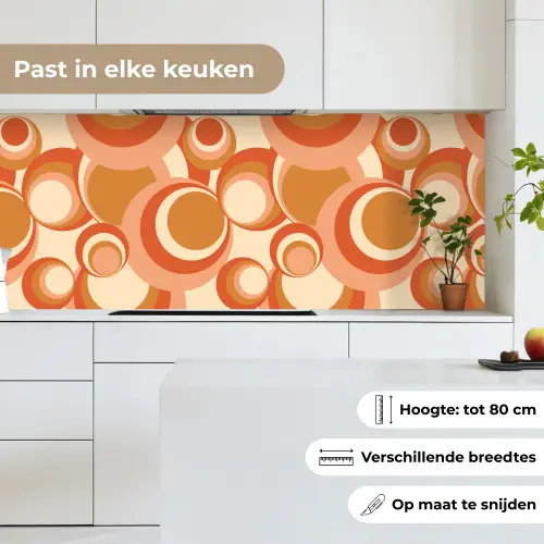 Cirkel - Retro - Patroon keuken achterwand 2 middel 871 -sfeer4_NL