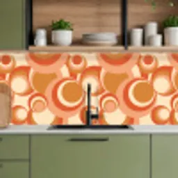 Cirkel - Retro - Patroon keuken achterwand 2 middel 871 -sfeer3