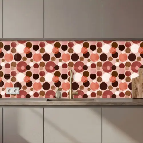 Cirkels - Modern - Kleurrijk keuken achterwand 2 middel 871 zz_3dshopping