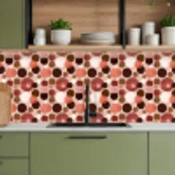 Cirkels - Modern - Kleurrijk keuken achterwand 2 middel 871 -sfeer3