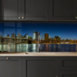 Stadslichten - Avond - Skyline - Brug keuken achterwand 2 middel -sfeer1