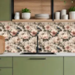 Klassiek - Vogels - Kleurrijk keuken achterwand 2 middel 871 -sfeer3