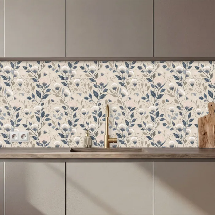 Klassiek - Botanisch - Kleurrijk keuken achterwand 2 middel 871 zz_3dshopping
