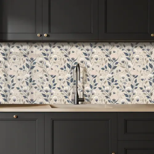 Klassiek - Botanisch - Kleurrijk keuken achterwand 2 middel 871 -sfeer1