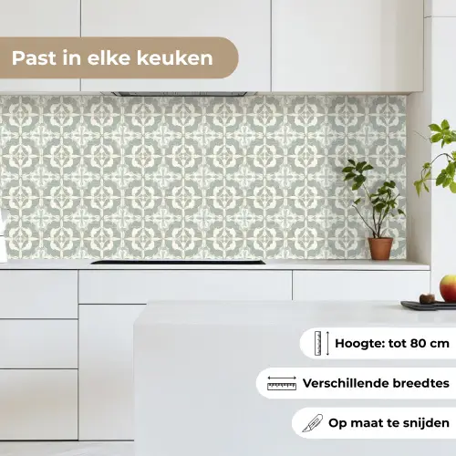 Klassiek - Pastel - Bloemaccent keuken achterwand 2 middel 871 -sfeer4_NL