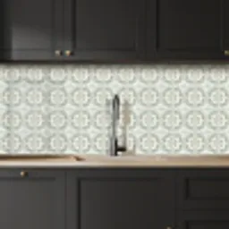 Klassiek - Pastel - Bloemaccent keuken achterwand 2 middel 871 -sfeer1