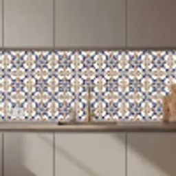 Klassiek - Patroon - Kleurrijk keuken achterwand 2 middel 871 zz_3dshopping