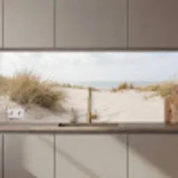 Wolken - Duinlandschap - Zand keuken achterwand 2 middel zz_3dshopping