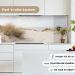 Wolken - Duinlandschap - Zand keuken achterwand 2 middel -sfeer4_NL