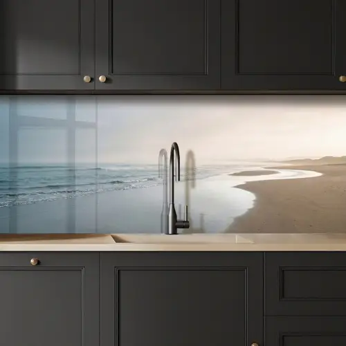 Kustlijn - Strand - Oceaan keuken achterwand 2 middel -sfeer1