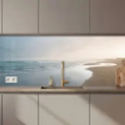 Kustlijn - Strand - Oceaan keuken achterwand 2 middel zz_3dshopping