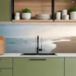 Kustlijn - Strand - Oceaan keuken achterwand 2 middel -sfeer3